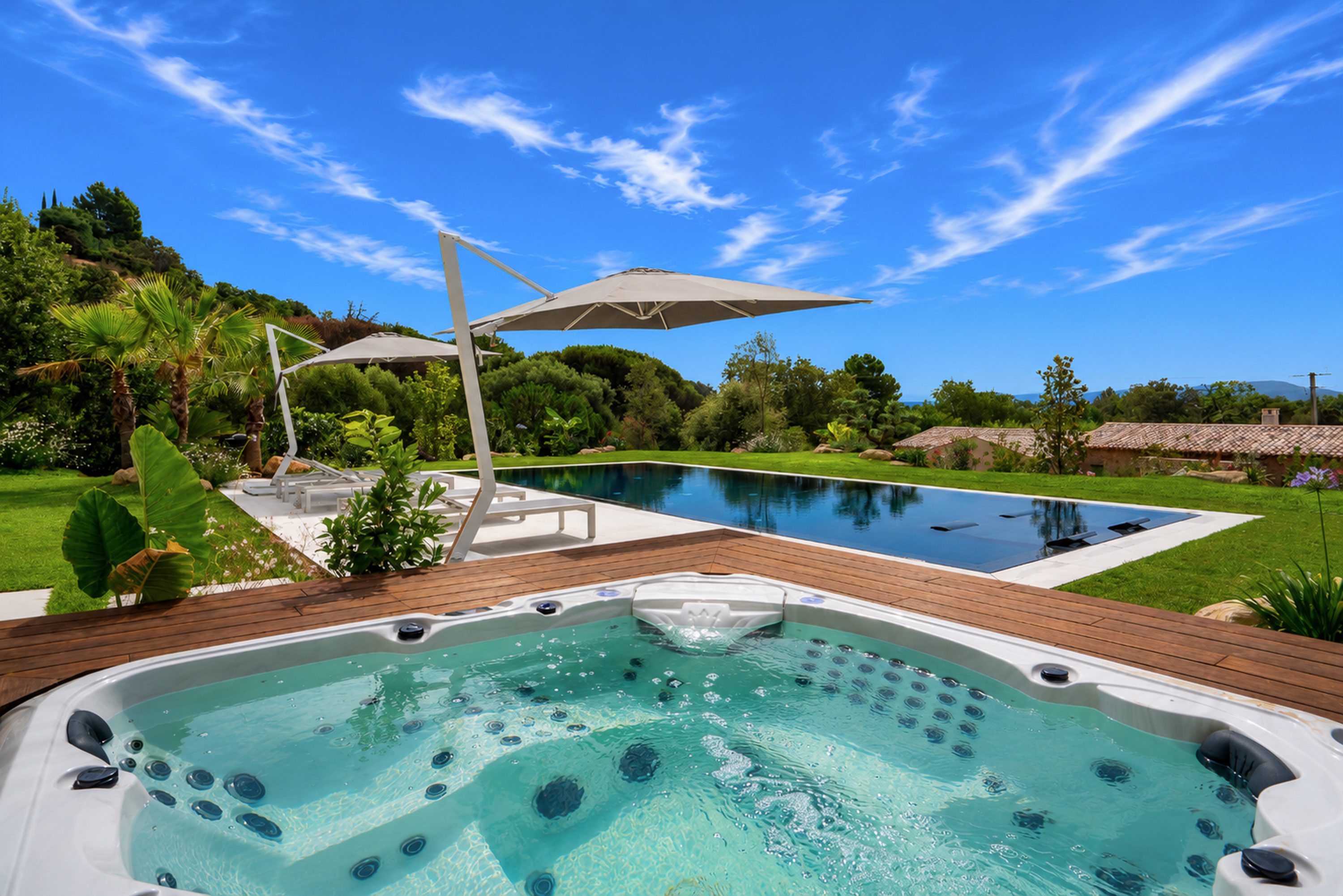 Jacuzzi extérieur — Villa Paraíba